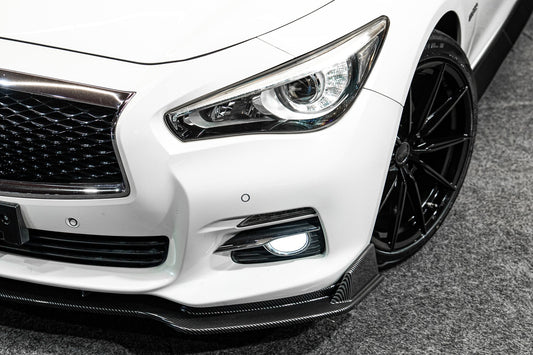 Nissan Skyline 350GT / Infiniti Q50 Front Lip 2014-2018 'Carbon Look'