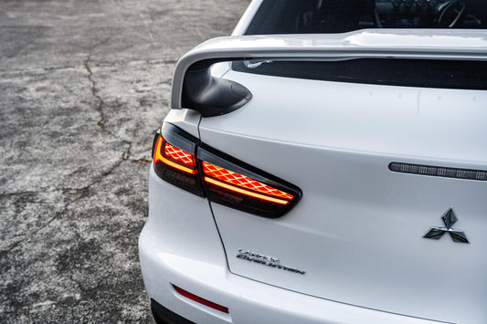 Mitsubishi Lancer / Evo X 2008–2018 LED Tail Lights 'Smoked Lens'