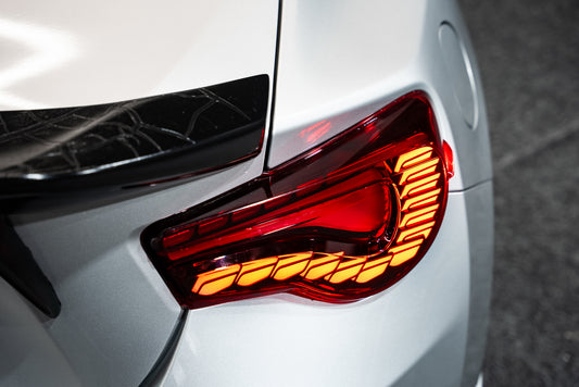 Toyota 86 / GT86 / Subaru BRZ 2012–2020 LED Tail Lights 'Smoked Lens'