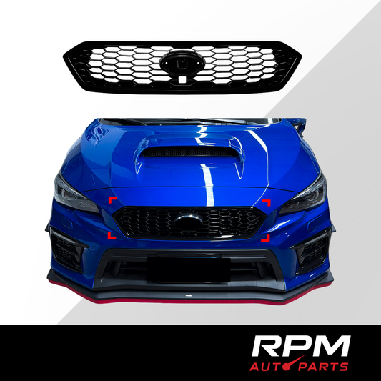 Subaru VA WRX S4 / WRX STI 2015–2018 Honeycomb Style Front Grille 'Gloss Black'
