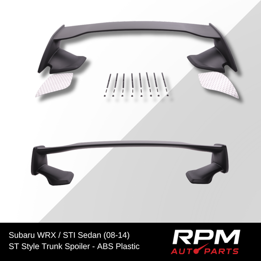 ST Style Trunk Spoiler for Subaru Impreza WRX STI Sedan 08-14 (GE/GVB)
