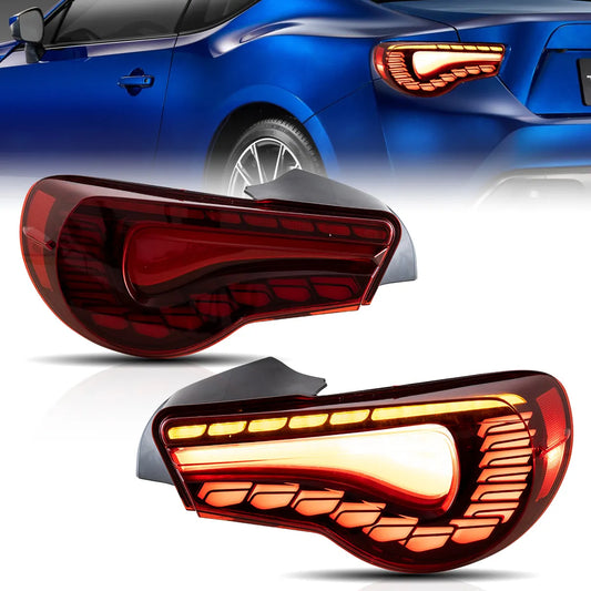 Toyota 86 / GT86 / Subaru BRZ 2012–2020 LED Tail Lights Smoked Lens