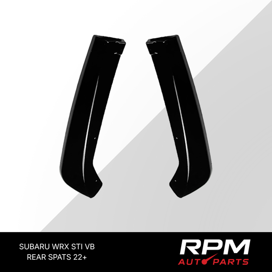 Subaru WRX 2022+ Rear Spats 'Gloss Black' (VB Chassis)