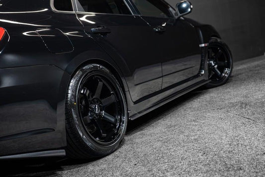 Subaru WRX STI 2008-2014 (V11) Side Skirts 'Carbon Look'