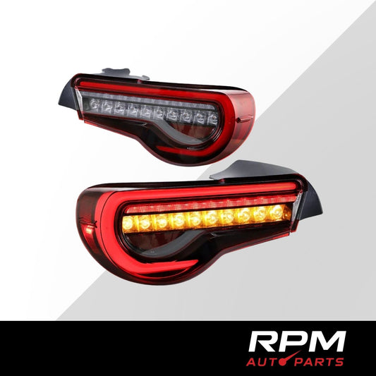 Toyota 86 / GT86 / Subaru BRZ 2012–2020 LED Tail Lights 'Red Lens'