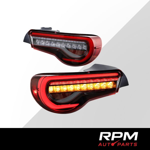 Toyota 86 / GT86 / Subaru BRZ 2012–2020 LED Tail Lights 'Red Lens'