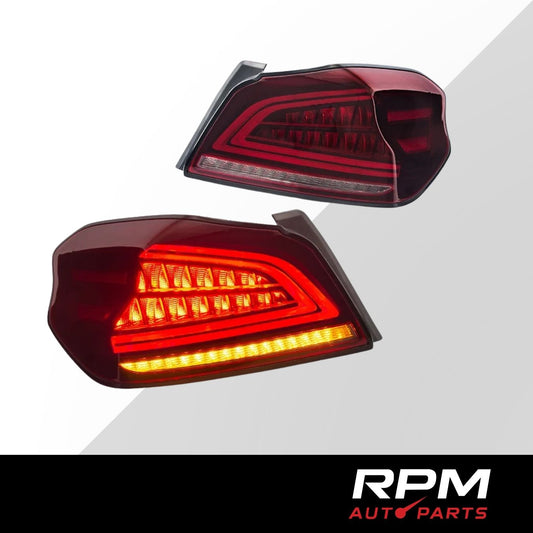Subaru VA WRX / WRX STI 2015–2021 LED Tail Lights 'Red Lens'