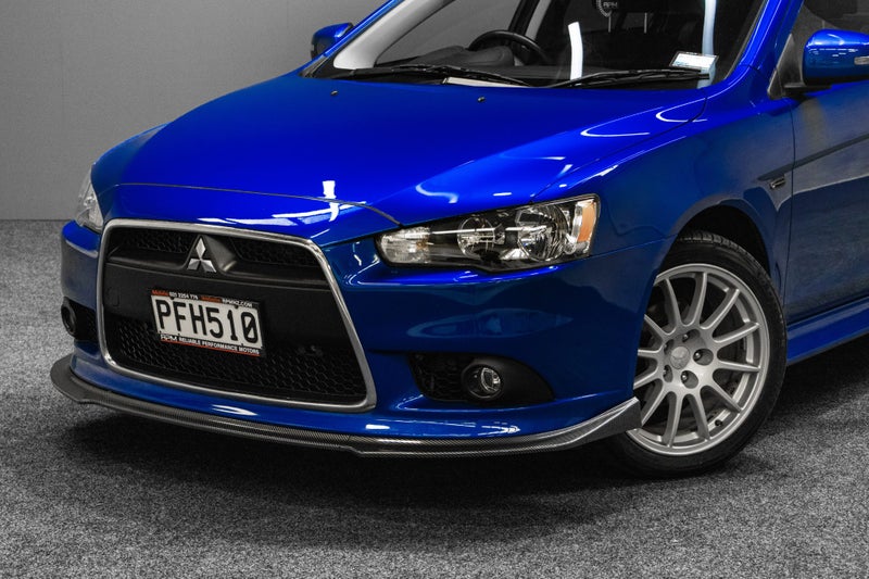 Mitsubishi Lancer front lip carbon look 2009-2015