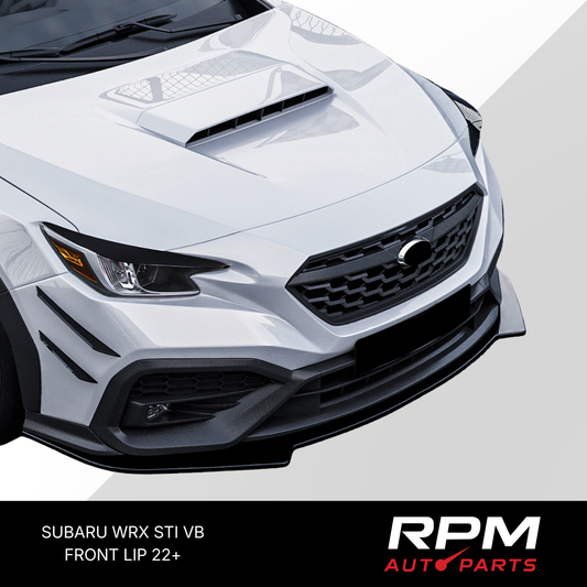 Subaru WRX 2022+ Front Bumper Lip 'Gloss Black' (VB Chassis)