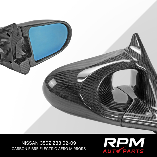 NISSAN 350Z Z33 02-09 CARBON FIBRE AERO MIRRORS