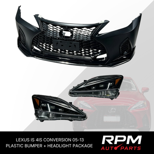 Lexus IS IS250 / IS350 (GSE20) 2006-2013 Facelift Bumper Upgrade + LED Headlight Package
