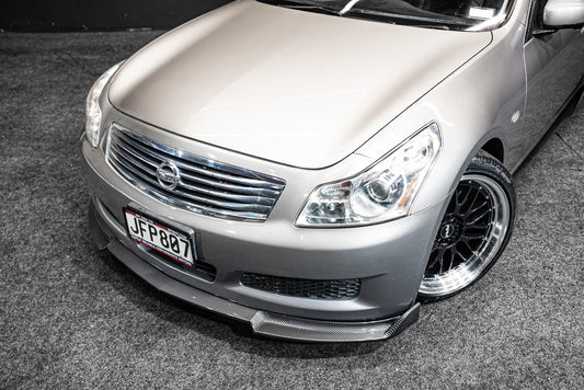 Nissan Skyline Sedan 2007-2009 Front Lip 'Carbon Look'