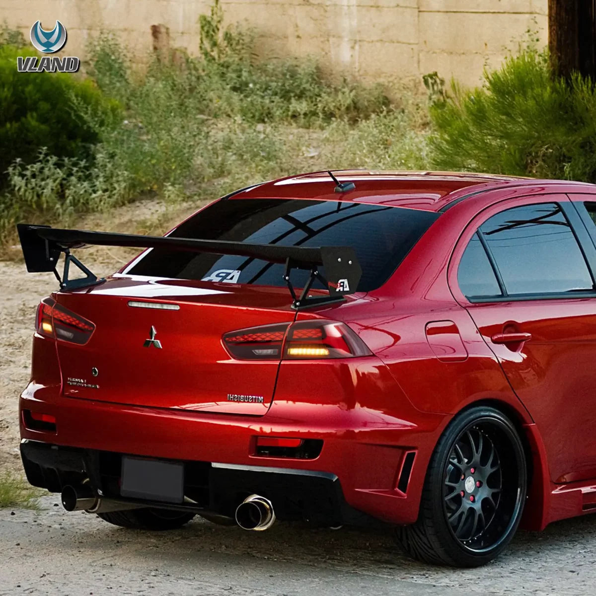 Mitsubishi Lancer / Evo X 2008–2018 LED Tail Lights Smoked Lens