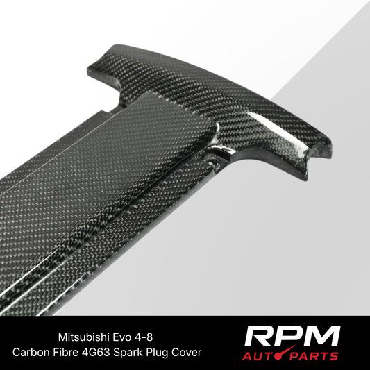 Carbon Fibre 4G63 Plug Cover for Mitsubishi Evo 4-8