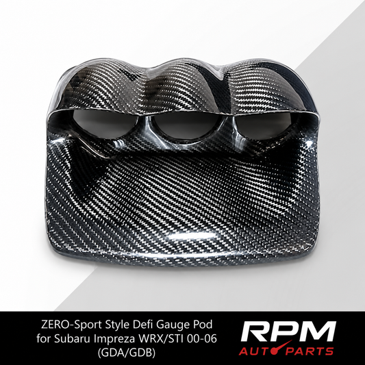 ZERO-Sport Style Defi Gauge Pod for Subaru Impreza WRX/STI 00-06 (GDA/GDB) - Carbon Fibre