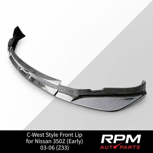C-West Style Front Lip for Nissan 350Z (Early) 03-06 (Z33) - FRP