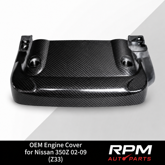 OEM Engine Cover for Nissan 350Z 02-09 (Z33) - Carbon Fibre