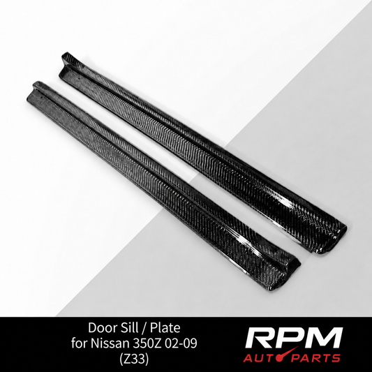 Door Sill / Plate for Nissan 350Z 02-09 (Z33) - Carbon Fibre