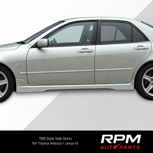 TRD Style Side Skirts for Toyota Altezza / Lexus IS200 98-05 (SXE10)