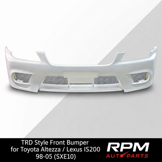 TRD Style Front Bumper for Toyota Altezza / Lexus IS200 98-05 (SXE10)