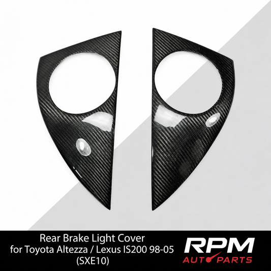 Rear Brake Light Cover for Toyota Altezza / Lexus IS200 98-05 (SXE10) - Carbon Fibre