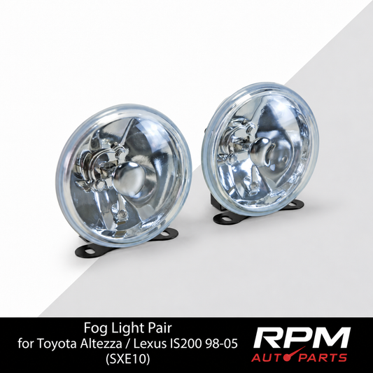 Fog Light Pair for Toyota Altezza / Lexus IS200 98-05 (SXE10) - TRD Style Bumper