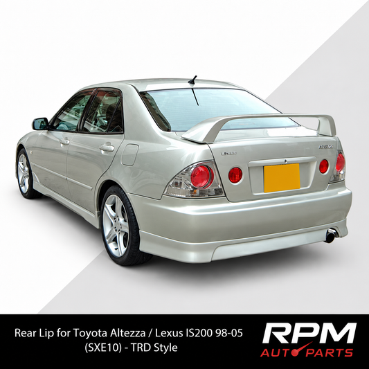 Rear Lip for Toyota Altezza / Lexus IS200 98-05 (SXE10) - TRD Style