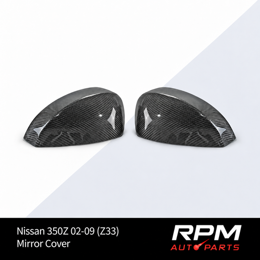 Mirror Cover for Nissan 350Z 02-09 (Z33) - Carbon Fibre