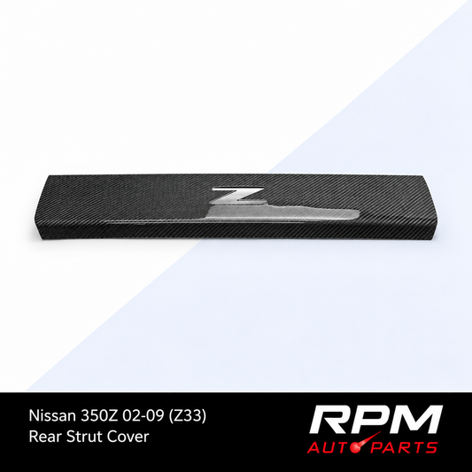 Rear Strut Cover for Nissan 350Z 02-09 (Z33) - Dry Carbon