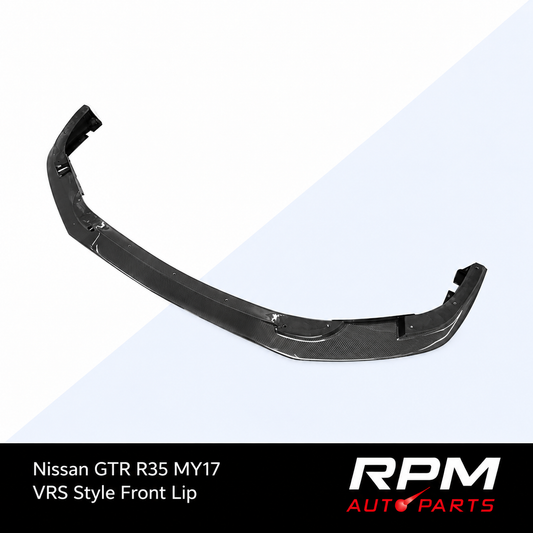 VRS Style Front Lip for Nissan GTR R35 MY17 - Carbon Fibre