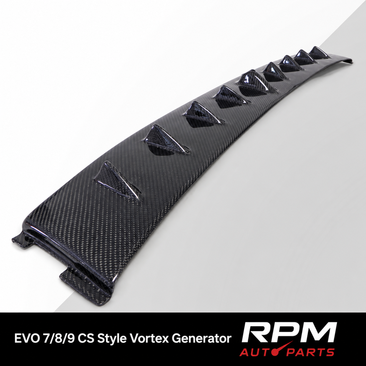 Carbon fibre CS style vortex generator for Mitsubishi Lancer Evolution 7 8 9