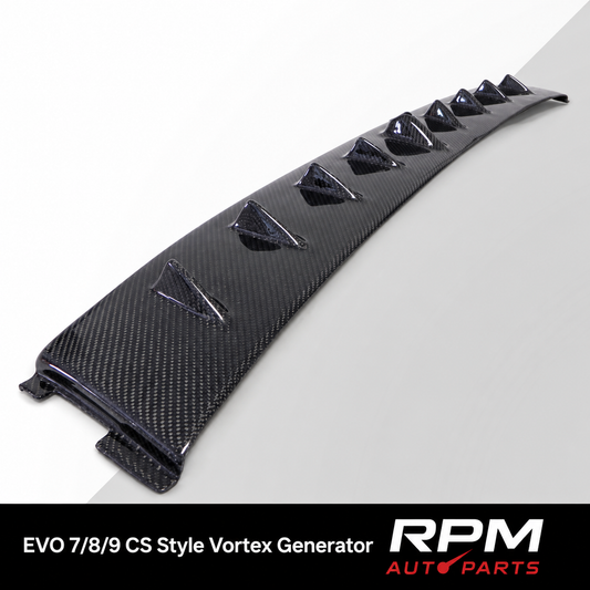 Carbon fibre CS style vortex generator for Mitsubishi Lancer Evolution 7 8 9