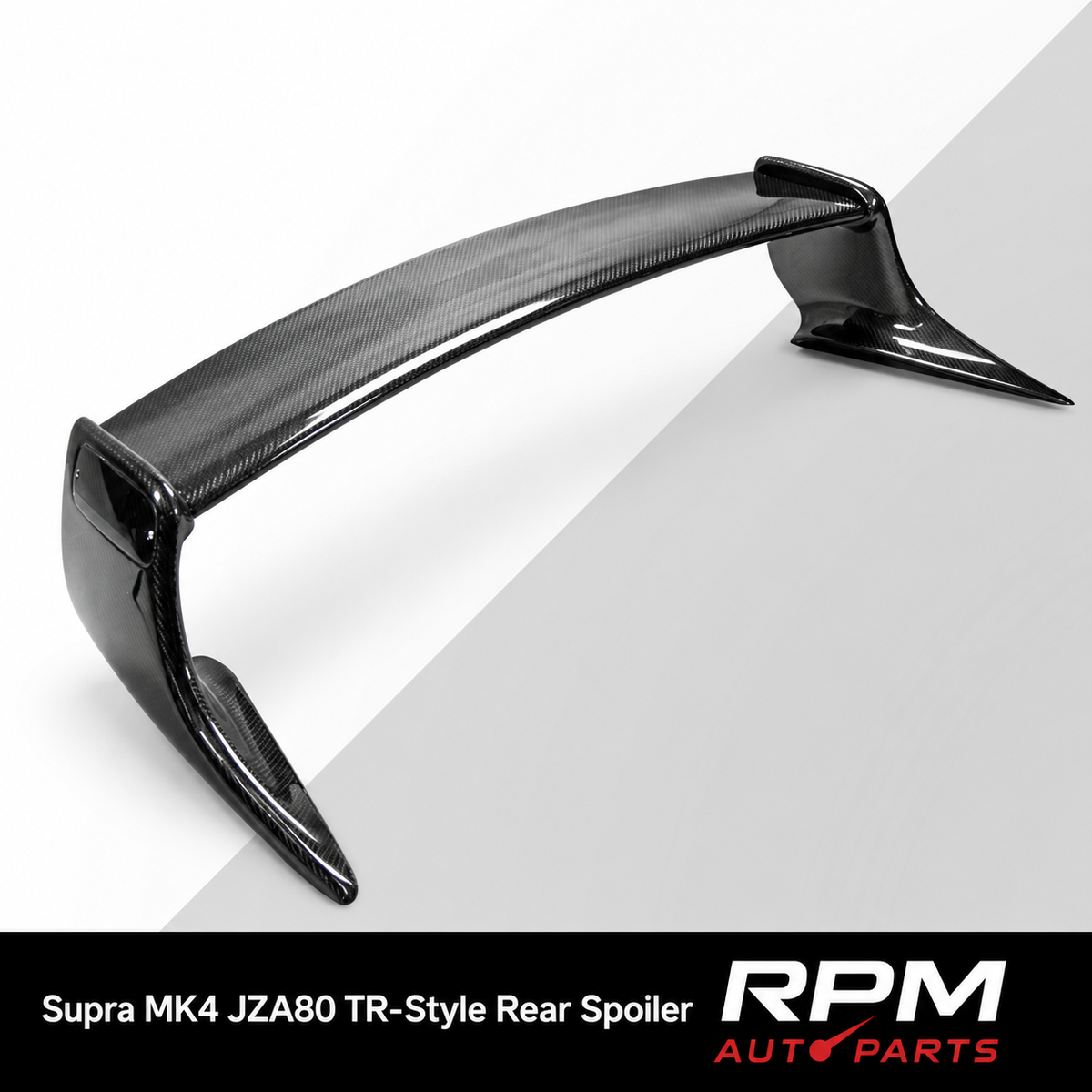Carbon fibre TR-style rear spoiler for Toyota Supra MK4 JZA80