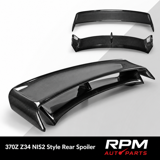 Carbon fibre NIS2 style rear spoiler for Nissan Fairlady Z 370Z Z34