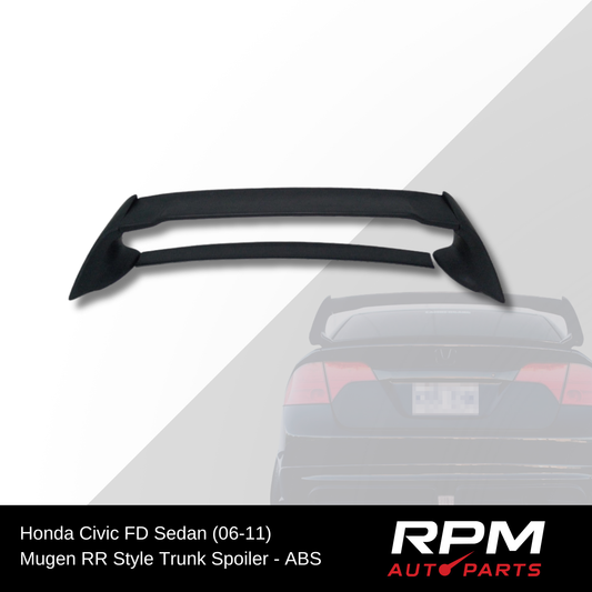 Mugen RR Style Trunk Spoiler for Honda Civic Sedan 06-11 (FD)