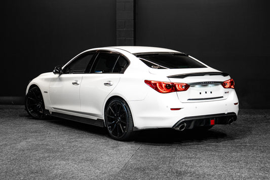 Nissan Skyline V37 / Infiniti Q50 Boot Spoiler 2014-2019 'Carbon Look'