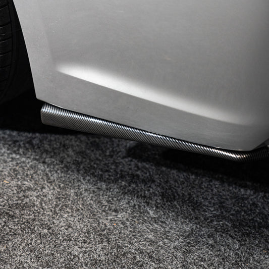 Subaru WRX STI 2008-2014 (V11) Rear Spats / End Caps 'Carbon Look'