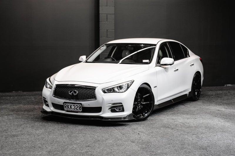 Nissan Skyline V37 side skirts carbon look 2014-2019