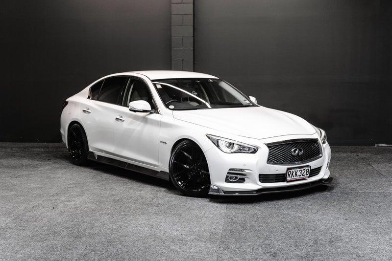 Nissan Skyline V37 side skirts carbon look 2014-2019