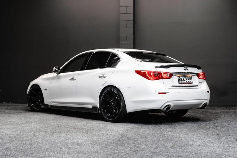 Nissan Skyline V37 side skirts carbon look 2014-2019