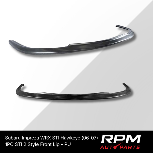 STI 2 Style Front Lip for Subaru Impreza WRX STI Hawkeye (06-07) - 'PU'