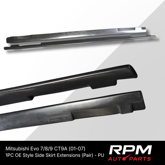 OE Style Side Skirt Extensions for Mitsubishi Evo 7/8/9 CT9A (01-07)