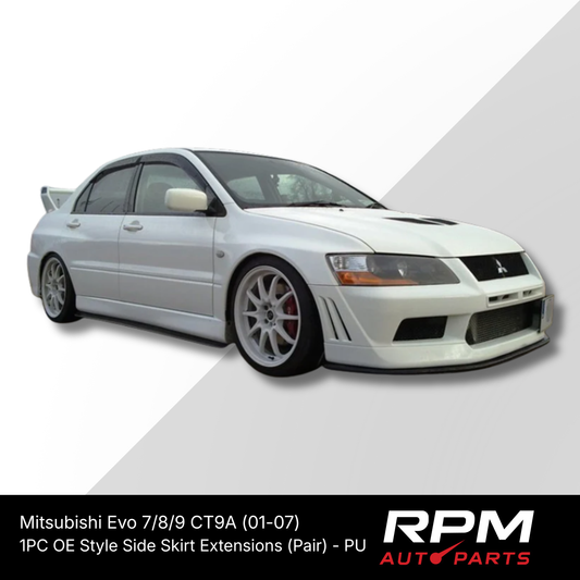 OE Style Side Skirt Extensions for Mitsubishi Evo 7/8/9 CT9A (01-07)