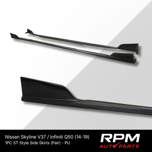 ST Style Side Skirts for Nissan Skyline V37 / Infiniti Q50 (14-19) - PU