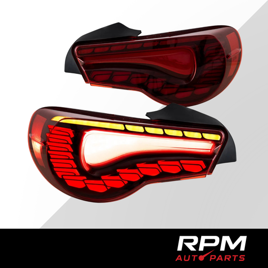 Toyota 86 / GT86 / Subaru BRZ 2012–2020 LED Tail Lights 'Smoked Lens'