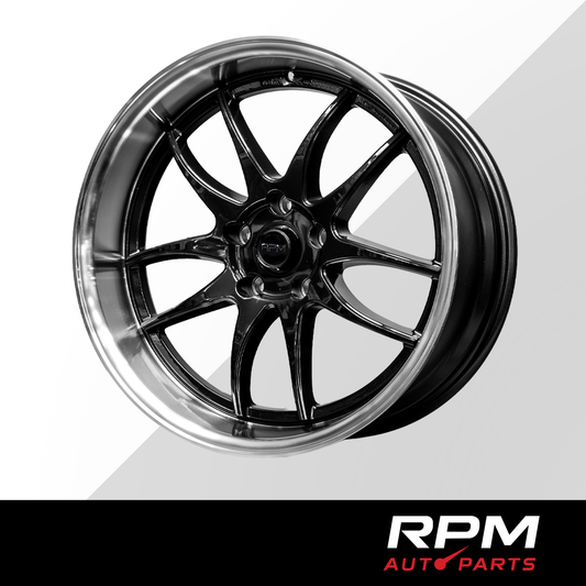 18" RPM RS4 | Gloss Black Machined Lip