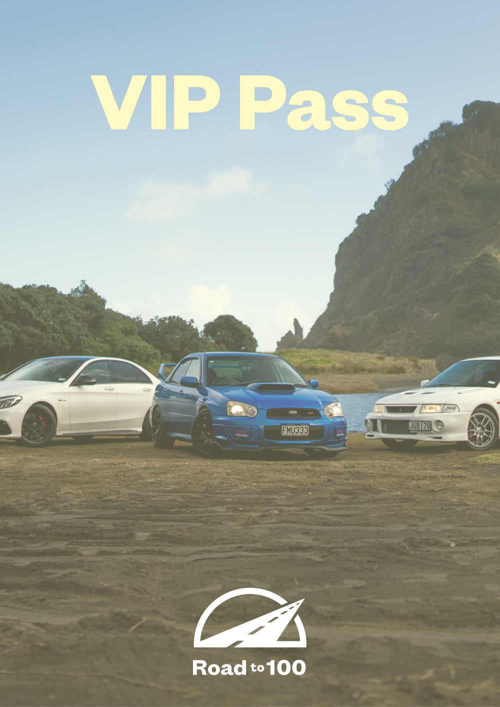 VIP PASS  RPM x Road to 100 Car meet