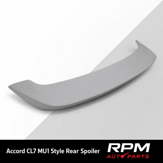 Primer finish Accord CL7 MU1 style rear spoiler